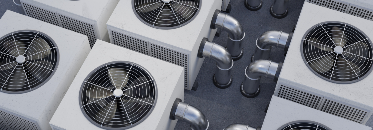 HVAC units (heating, ventilation and air conditioning).